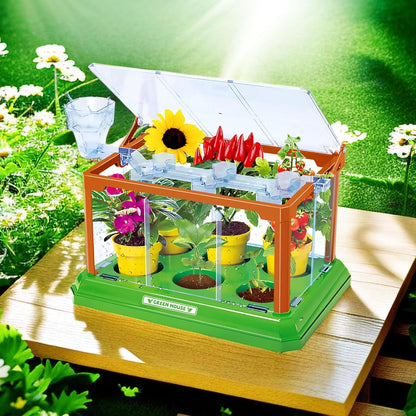 Kids Gardening Kit Greenhouse Growing Terrarium Kit Plant Growing Set Discovery Educational Gardening Gift for Boy & Girl