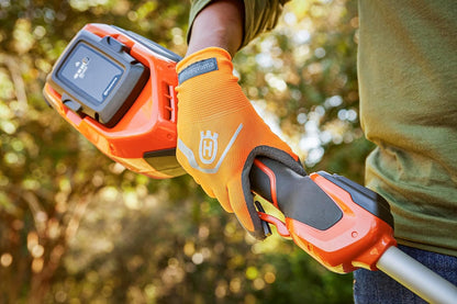 Husqvarna 220iL Cordless String Trimmer with 4 Ah Battery and Charger, 16-Inch Straight Shaft Electric Weed Eater with Dual-Direction Trimmer Head to Change Cutting Direction