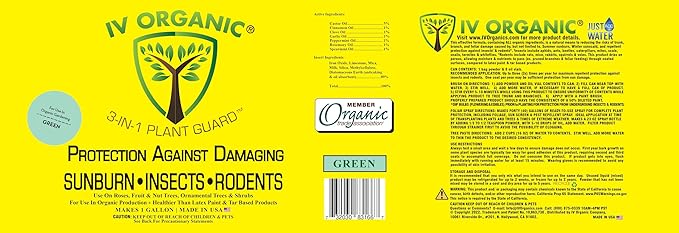 IV Organic 3-in-1 Plant Guard, Gallon (Green)