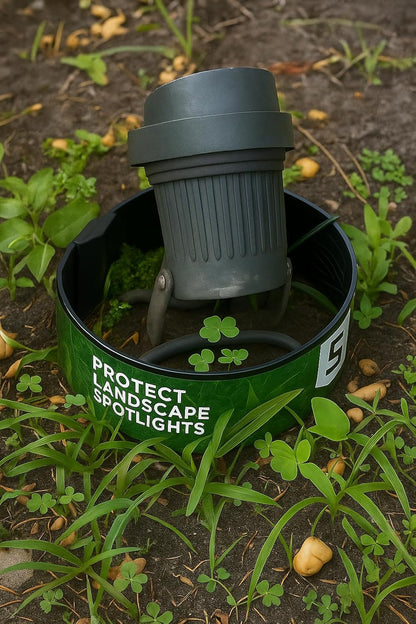 Landscape Light Protector, Lawn Sprinkler Protector, Tailgate Tent Trip Deterrent - Expandable for Edging