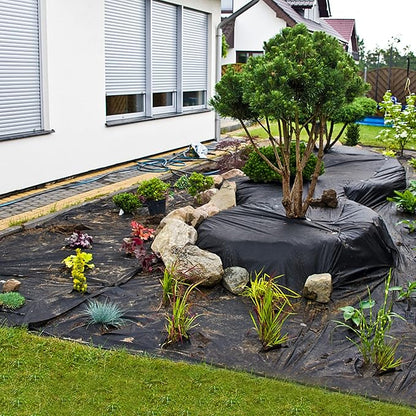 15 x 20 FT Pond Liner, 20 Mil Fish Pond HDPE Liner, Pond Liners for Outdoor Ponds, Koi Ponds, Garden Fountain, Waterfall