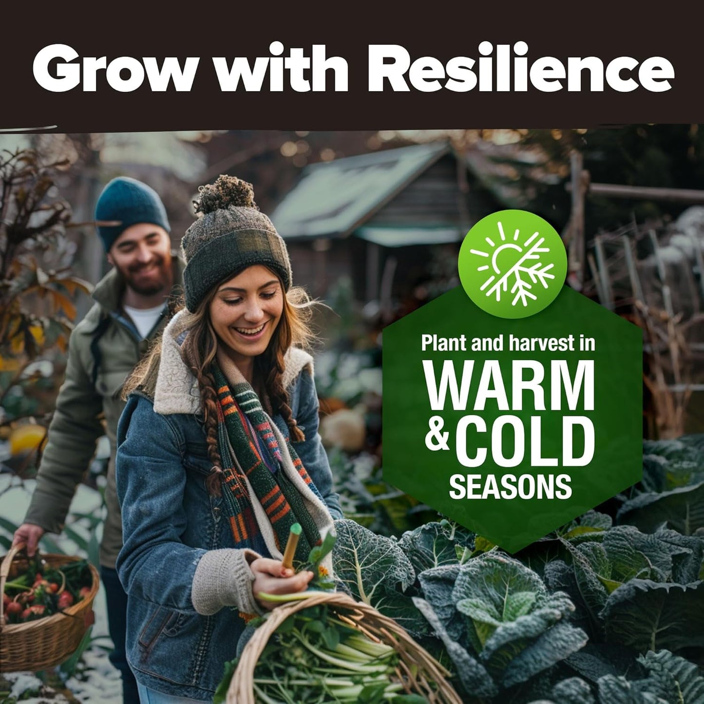 HOME GROWN Premium Heirloom Vegetable Seeds - 15 Varieties, 8,900+ Non GMO Seeds for Planting, Complete Vegetable Garden Kit for Indoor & Outdoor Growing, Survival Seed Vault for Preppers