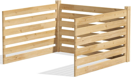 Greenes Fence Cedar Wood Composter Add-On Kit, 36" L x 36" W x 31" H / 173.92 gallons - Not Meant for Independent use; to be Added on to RCCOMP36 Composter Kit - Made in USA with North American Cedar