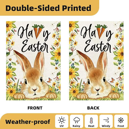 Garden Flags 12x18 Double Sided, Set of 12 Yard Flags for Outside Seasonal Garden Flag Outdoor Holiday Farmhouse Decorations Flags for All Seasons(Seasonal)