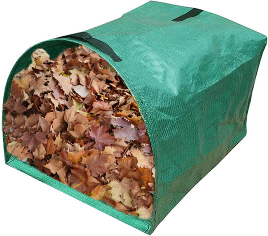 72-Gallon Large Yard Waste Bags, Large Yard Dustpan-Type Lawn and Leaf Bags, Reusable Garden Bags for Leaves, Debris, Grass, Clippings, Lawn Trash