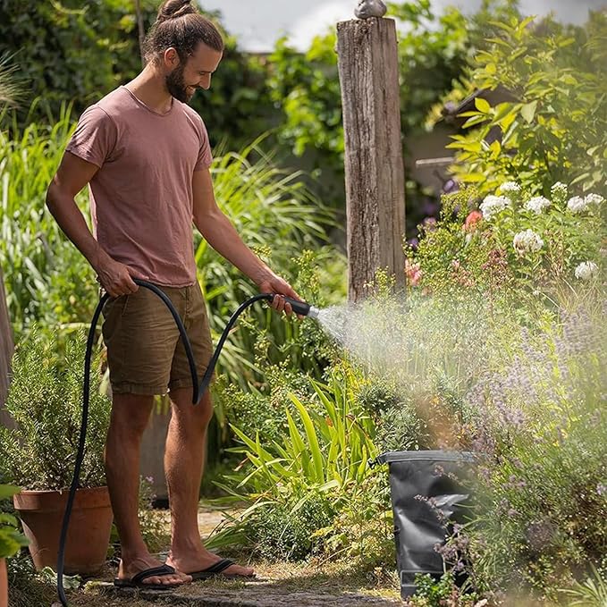 Garden Hose, Lightweight, Ultra Flexible, Durable, Kink-Free Garden Hose, RV, Marine and Camper Hose (100 FT)