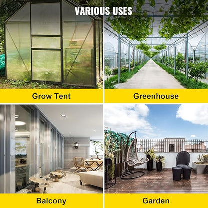 VEVOR DWC Hydroponic System, 5 Gallon 4 Buckets, Deep Water Culture Growing Bucket, Hydroponics Grow Kit with Pump, Air Stone and Water Level Device, for Indoor/Outdoor Leafy Vegetables