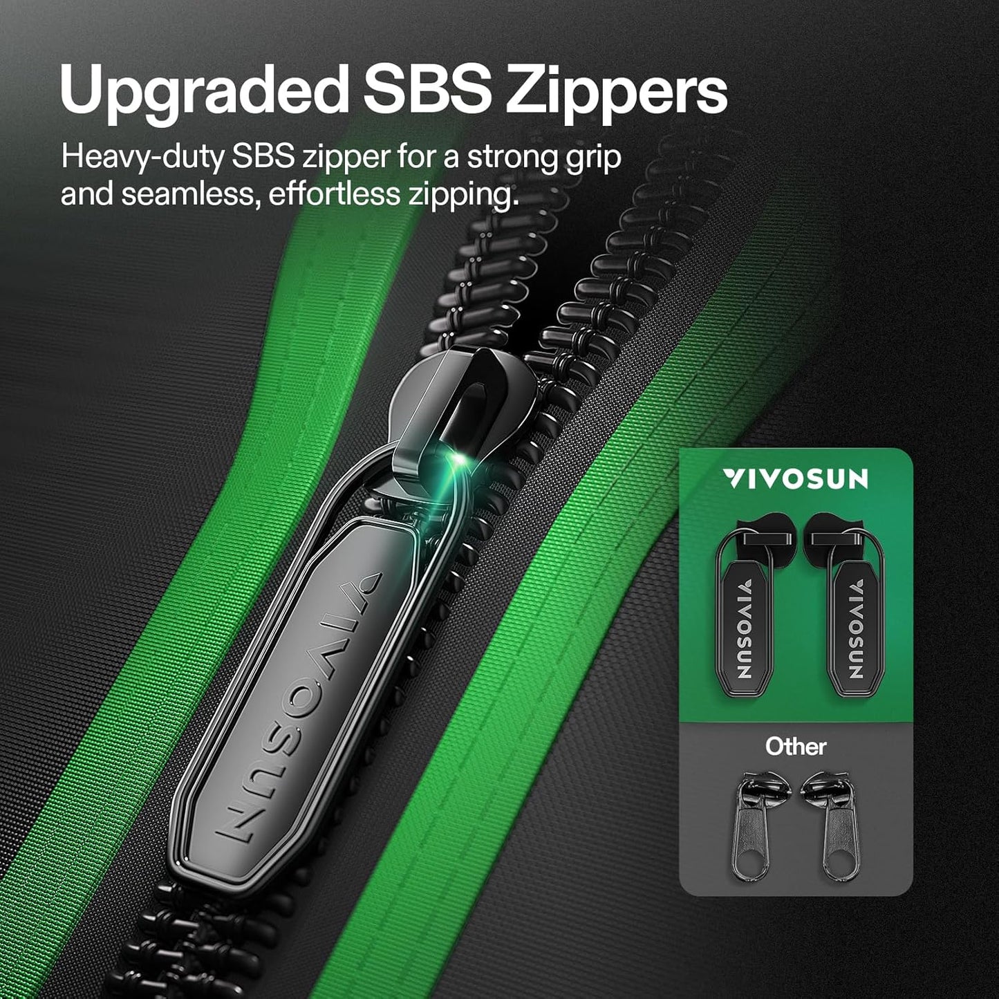 VIVOSUN S336 3x3 Grow Tent, 36"x36"x72" High Reflective Mylar with Observation Window and Floor Tray for Hydroponics Indoor Plant for VS2000/VS3000
