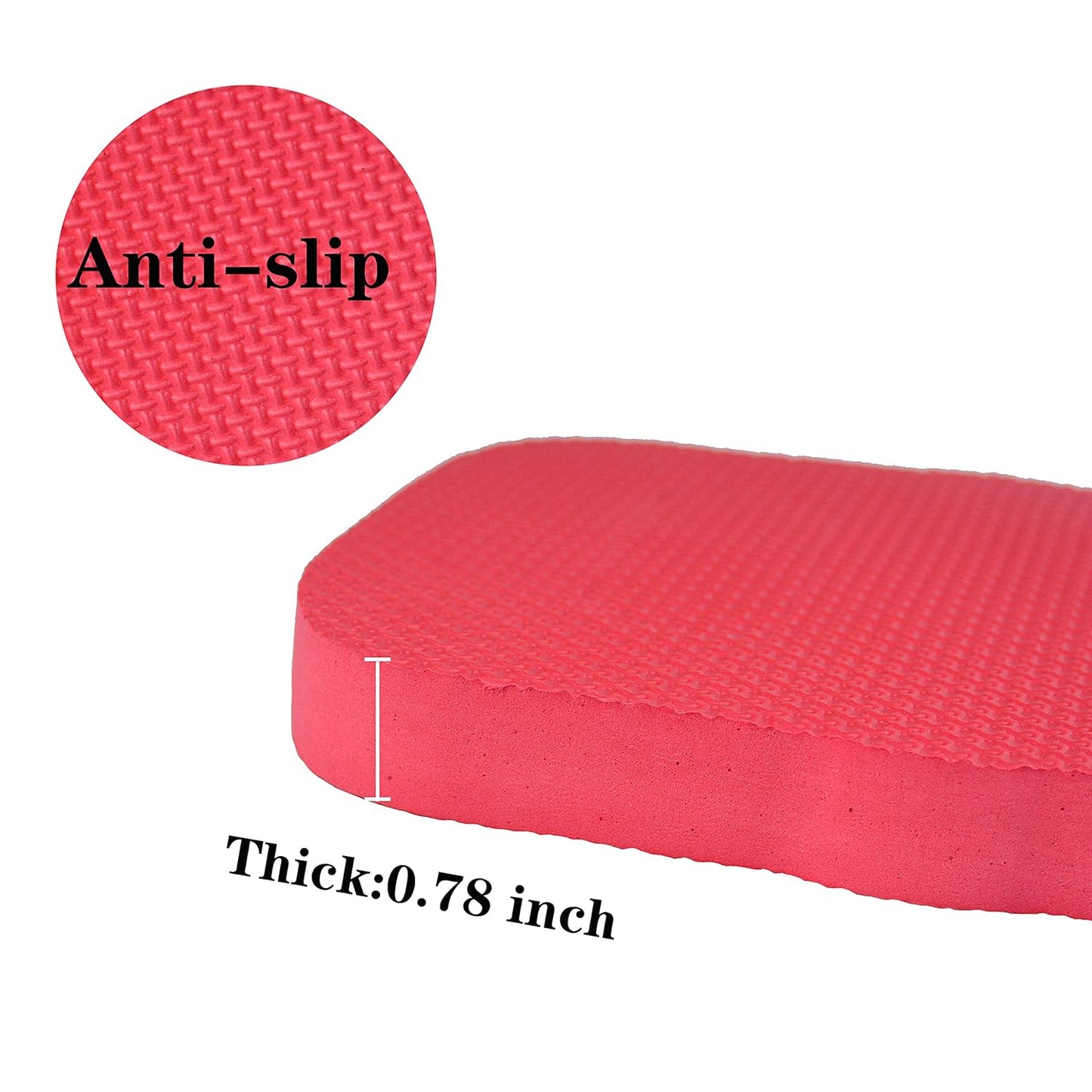 4Pcs Garden Knee Pads Kneeling Pad Foam Mat, 16 x 6.7 Waterproof Cushion Gardening Knee Pads for Cleaning Floors, Bath Kneeler Pad for Bathing, Seat Kneel Mats for Work, Prayer, Yoga, Exercise