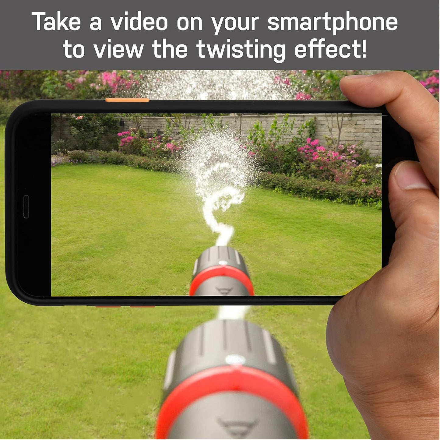 Eden 94844 Heavy Duty Metal Garden Hose Nozzle,HIGH Pressure 4-Pattern Watering Sprayer W/Quick Connector Set for Watering Garden, Lawns, Plants, Showering Pets, Washing Car