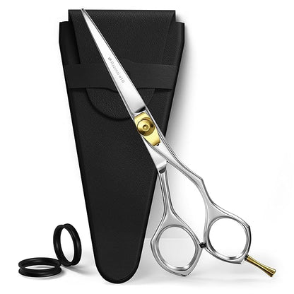 Suvorna Hair Cutting Scissors for Professionals, Barbers - Hair Shears for Cutting, Trimming, Grooming, Precision - Extremely Sharp Razor Edge - Made With 6.5" Japanese Stainless Steel for Men, Women.