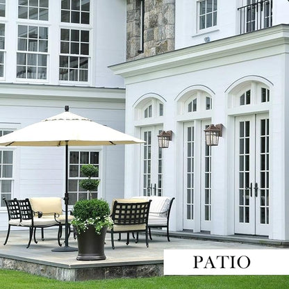 Darkaway Outdoor Sconce Lights Wall Light Fixtures, Exterior Porch Light Outdoor Sconce Anti-Rust Waterproof Aluminum Outside Light with Water Ripple Glass for Patio Yard Doorway Garage