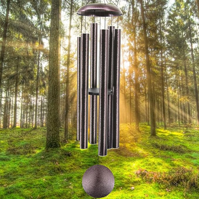 ASTARIN 60" Extra Large Outside Metal Wind Chimes with Deep Tone, Outdoor for Patio Balcony Garden Yard Decoration