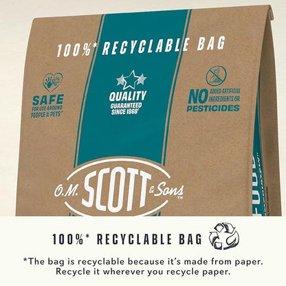 O.M. Scott and Sons Natural Grass Food, Food for Lawns, Fertilizes for up to 10 Weeks, Covers up to 2,000 sq. ft., 12.72 lbs.