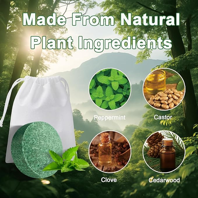 28-Pack Mouse Rodent Repellent for Indoor and Outdoor, Natural Deterrent for Kitchen, Warehouse, Garden Camper, Yard, Car, Garage and RV, Safe for Pets and Family