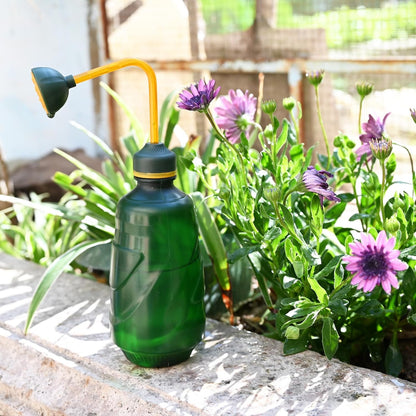 Watering Can for Seedlings, Small Watering Can for House Plant Garden Flower 0.45L (Green)