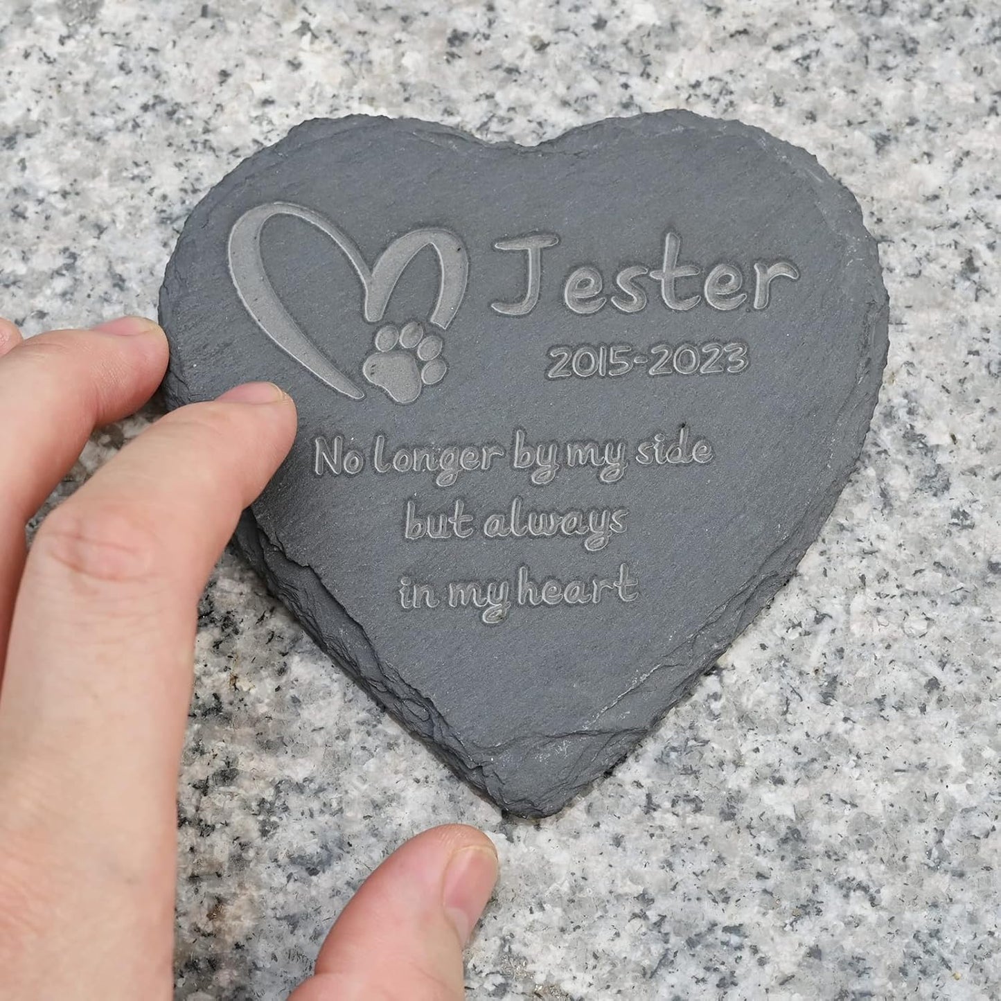 Dog Loss Gifts - Personalized Memorial Stones for Dogs, Sympathy Gifts for Pet Bereavement