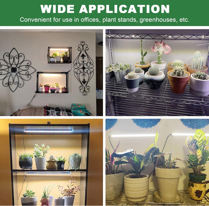 Grow Lights for Indoor Plants, 16" Full Spectrum Plant Grow Light Strips with Upgrade Timer 6/12/16 Hrs, 5 Dimmable Levels, 120 LEDs Sunlight Growing Lamp for Indoor Greenhouse, Seedlings