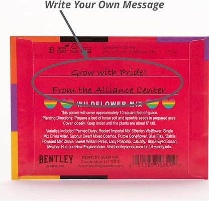 Pride - 25 Wildflower Packets for Planting - Celebrate Love & Show Your Pride - Garden Seeds to Grow Live Plants - Bentley Co.