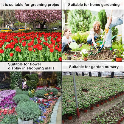 Augshy 250-Pack 4 Inch Plant Nursery Pots Seed Starting Pots Containers with 300 Labels for Indoor Outdoor Usage