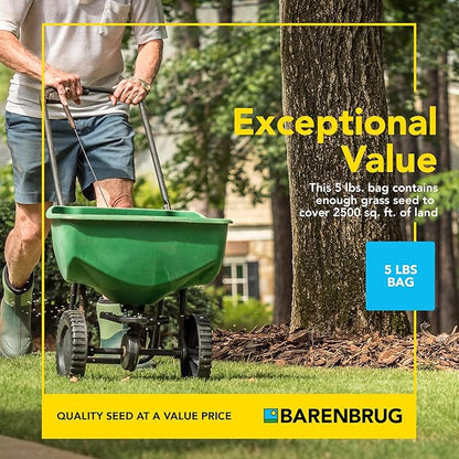 Barenbrug Wonderlawn Winter Grass Seed Mix for Lawn Care and Landscaping, 5 lbs. Bag