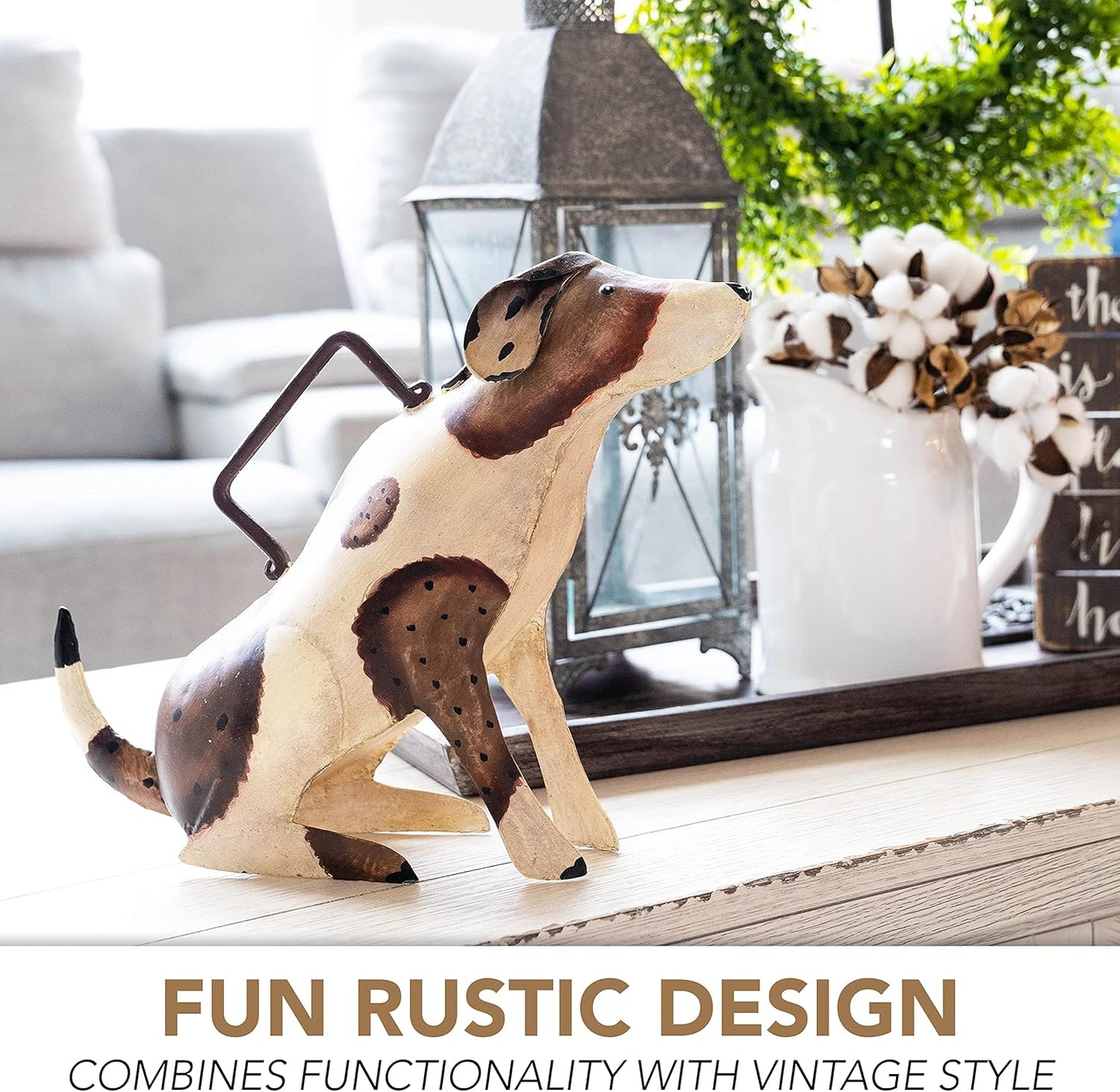 Walbrook Small Dog Watering Pot - Indoor Plant Watering Can, Cute Gardening Gift for Women