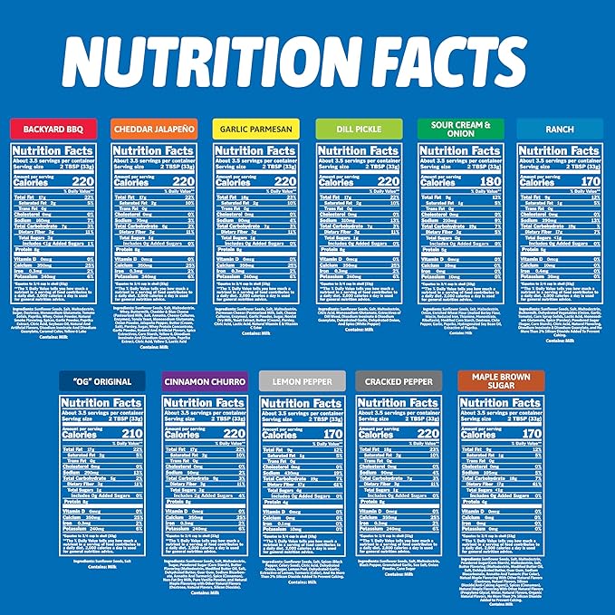 SMACKIN' Sunflower Seeds, Roasted Jumbo Small-Batch, American Made - Variety, 1.5oz bags (11 pack)