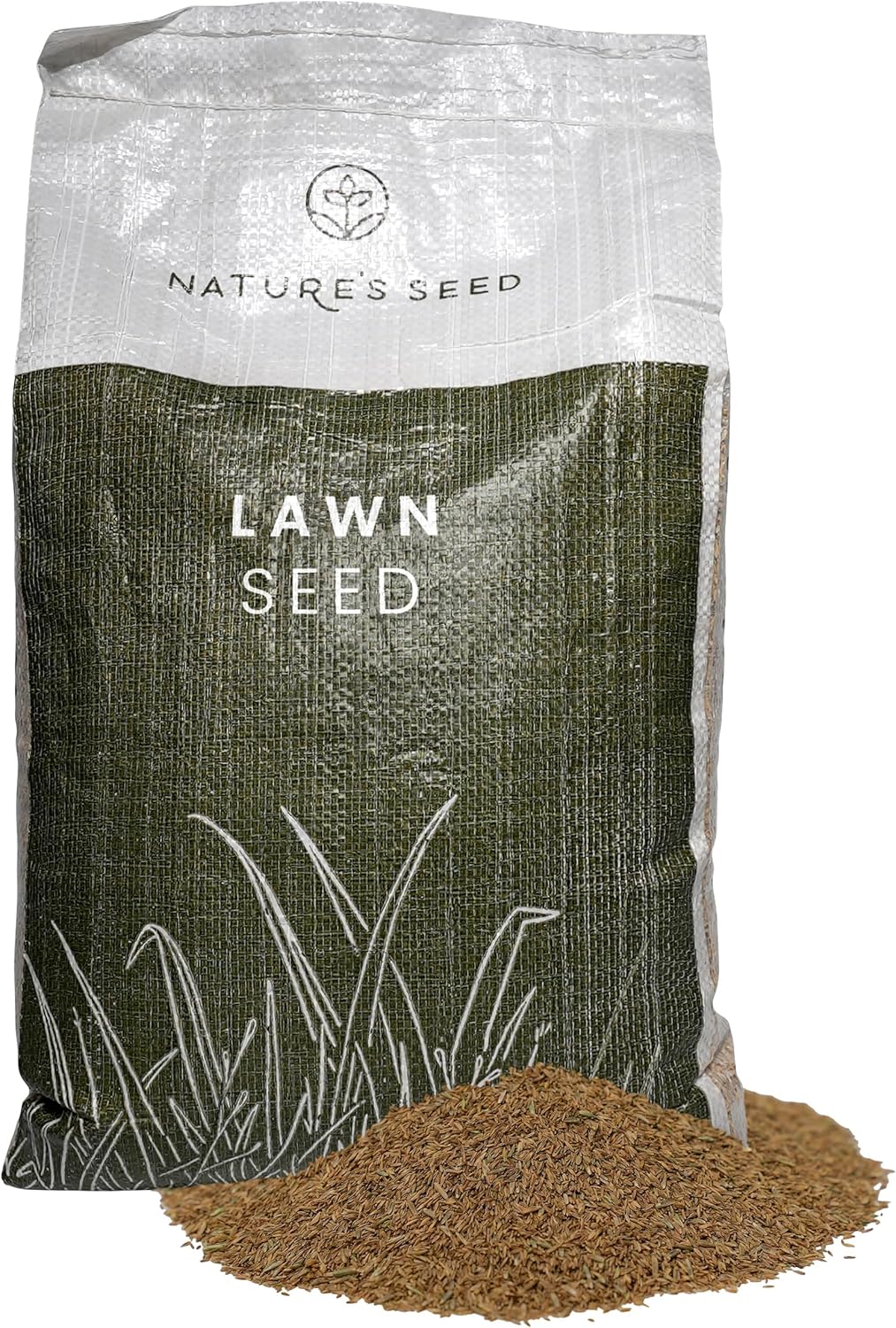 Nature’s Seed TWCA Water-Wise Blue Ribbon Mix, Kentucky Bluegrass and Perennial Ryegrass Grass Seed Blend, High-Traffic, Shade Tolerant, for Garden, Lawn, Yard, 5 lbs