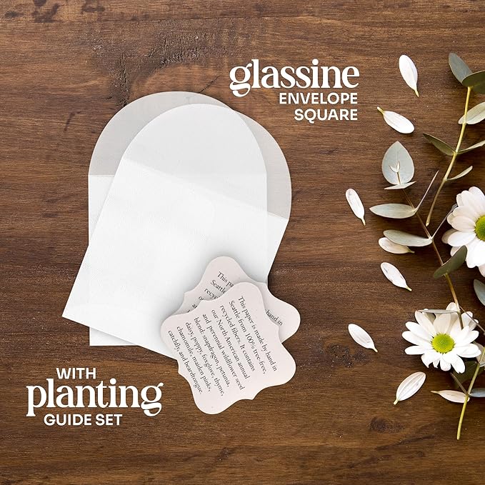 Wildflower Seed Paper - Set of 24 Pink Butterfly-Shaped with Envelope and Planting Instruction, Writable & Plantable Gift for Mom and Plant Lover, Ideal for Weddings, Memorials, Baby Shower