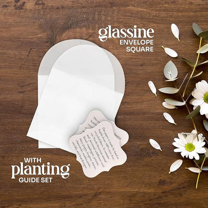 Wildflower Seed Paper - Set of 24 Pink Butterfly-Shaped with Envelope and Planting Instruction, Writable & Plantable Gift for Mom and Plant Lover, Ideal for Weddings, Memorials, Baby Shower