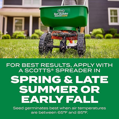 Scotts Turf Builder Thick'R Lawn Southern Gold Blend for Tall Fescue Lawns, Grass Seed, Fertilizer, and Soil Improver, 40 lbs.