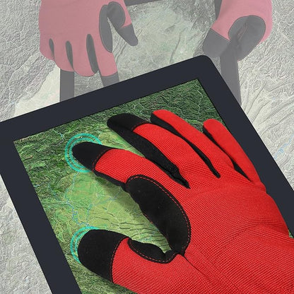 High Performance Work Gloves For Men(12 Pairs Pack), High Dexterity Touch Screen For Multipurpose,Excellent Grip (Medium)
