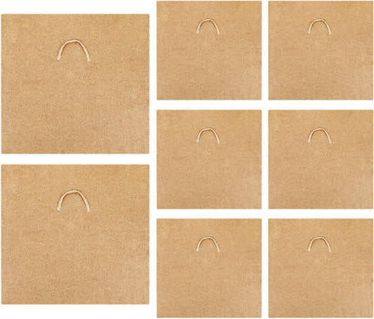 Zubebe 8 Pcs 2 ft x 2ft Worm Blanket Farm Kit Worm Bin Blanket Worms for Composting Fits Many Bin Bag for Keeping Worms Dark Moist Warm Outdoor Garden Compost Bin Farm Compost Factory