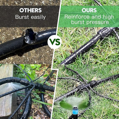 20 FT 1/2 inch Drip Irrigation Tubing Main Line Hose for Garden Irrigation System