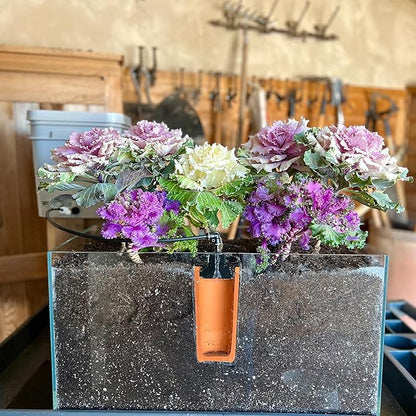 Thirsty Earth: CottaCup Automatic Olla Watering System for Your Garden (5 Cup Kit)