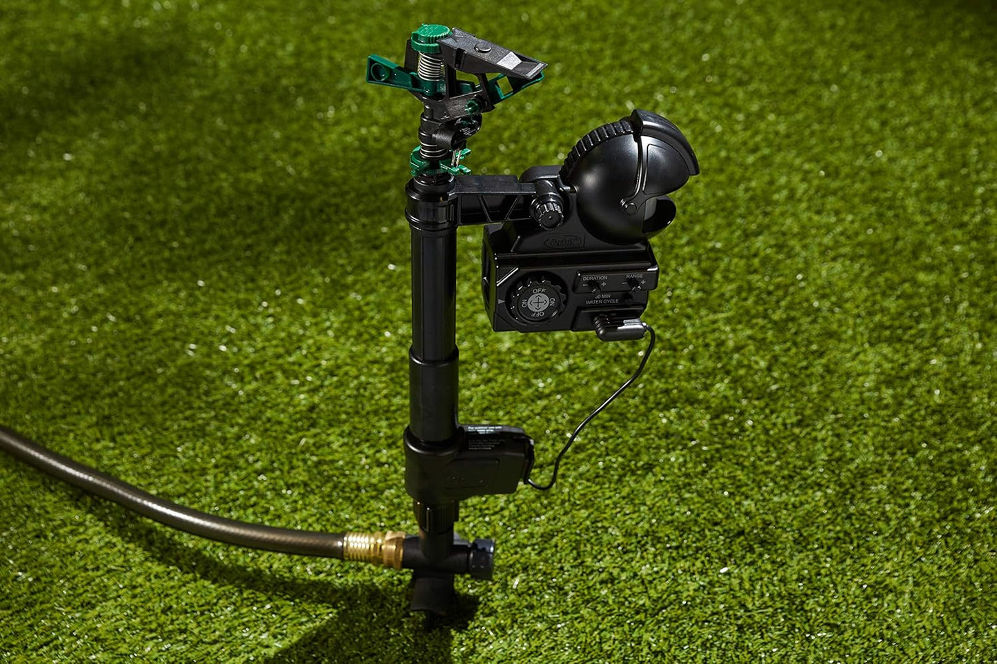 Enforcer Motion-Activated Sprinkler Black