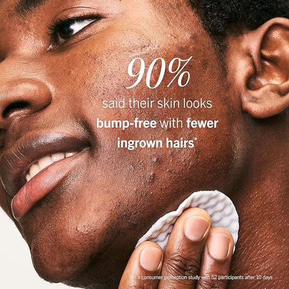 First Aid Beauty - Ingrown Hair Pads with BHA + AHA - Aftershave Treatment Pads to Help Prevent Razor Bumps for Men & Women - Exfoliate Underarms & Bikini Area - Compostable for Daily Use - 60 Pads