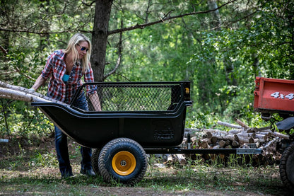 Polar HD 1200 Utility Cart – 1200 lb Capacity Heavy-Duty Hauling Cart with Tilt & Pivot Frame, Wide-Track Tires & Quick-Release Latch – 8232 Model for Ice Fishing & Outdoor Work