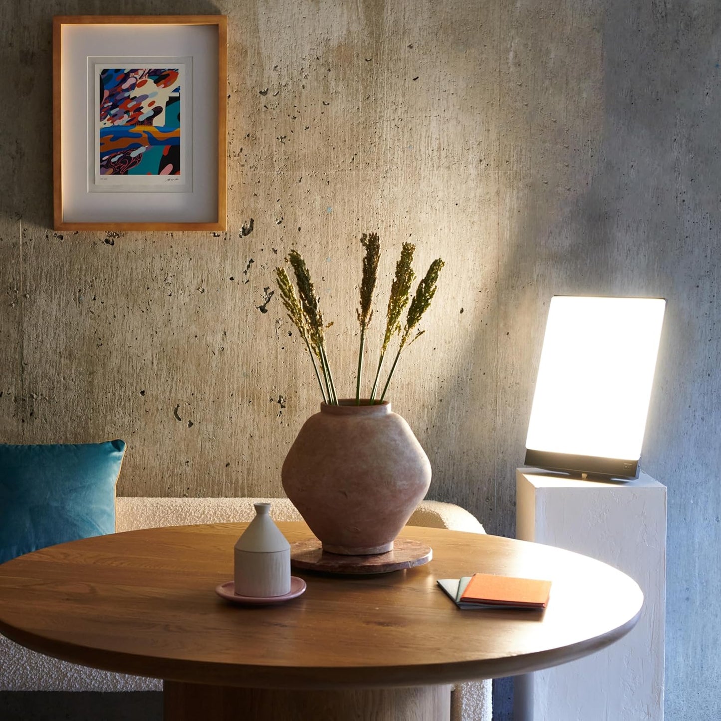 Northern Light Technologies Boxelite 10,000 Lux Bright Light Therapy Lamp – Full Spectrum UV-Free Sunlight Desk Lamp with Large Panel for Energy, Focus, and Alertness – Black