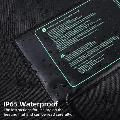 Seed Starter Trays with Grow Lights and Heat Mat, 72 Cells Seed Starter Kit with Lights, 3 Lighting Mode, 4 Timing Set, Germination Kit for Seed Starting Trays with High Humidity Control Domes