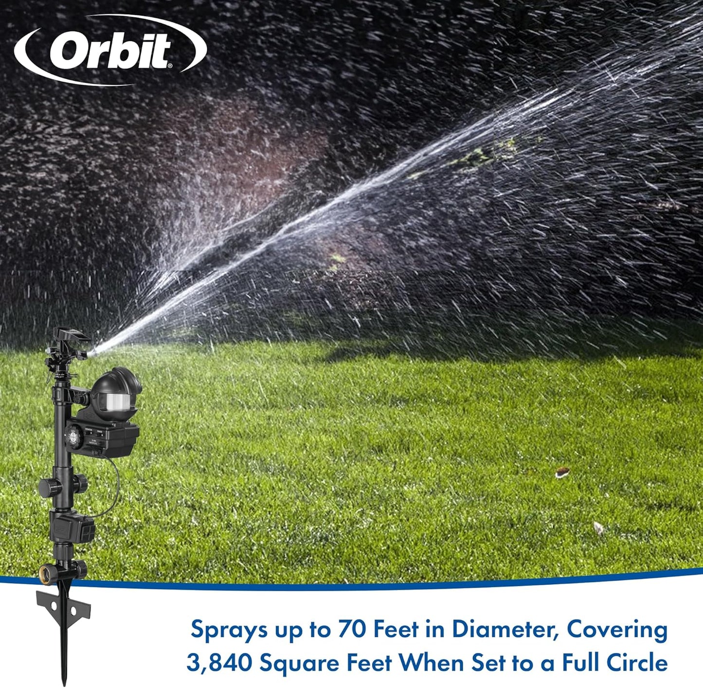 Orbit 62000 Enforcer Motion Activated Sprinkler 2-Pack