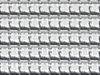 Survival Seed Vault: 50 Varieties, 50,000+ Non-GMO Heirloom Seeds - 5+ Year Supply in Secure Bucket + Growing Guide by B&KM Farms (1)