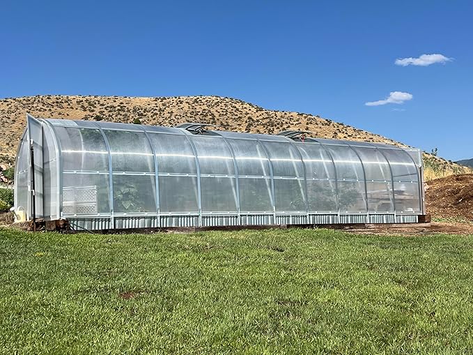 Polycarbonate Tunnel Greenhouse, Weather Resistant & Easy Assembly Greenhouses - Expandable Greenhouse for Outdoors, Garden House Tunnel with 6 Bonus Accessories & 10 Yr Frame Warranty(10x13 FT)