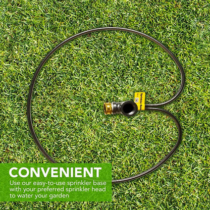 Yard Butler Ring Base Sprinkler Stand - Durable Gardening Supplies for Lawn Care - Sturdy Design for Sprinkler Stability - Water Lawn & Garden Evenly - 3/4" Head