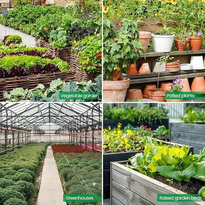 Bonviee 100FT 1/4 inch Blank Distribution Tubing Drip Irrigation Hose Garden Watering Tube Line for Small garden irrigation system-Green