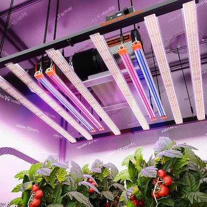 Spider Farmer 2025 Upgraded UV30 & IR16 LED Grow Light, 365-370nm UV & 730-745nm IR Supplemental Light for Indoor Plants, 2X2, 3X3, 4X4 Grow Tents, 23.6" Long Bars Set