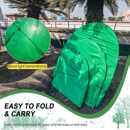 40″*40″*31″ Winter Plant Warm Covers - Raised Bed Cover, Garden Row Accelerator, Warm Tent Freeze Protection Humidity Domes for Germination, Seedling Propagation Protecting Plants from Animals 2 PCS