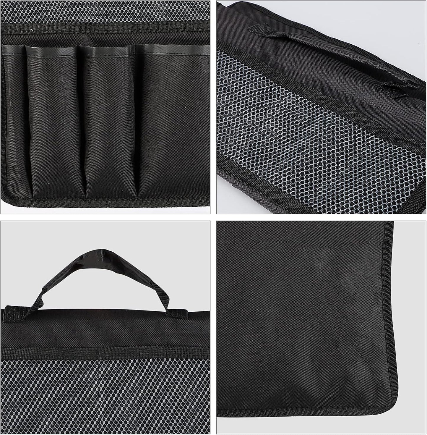 Garden Kneeler Tool Bag Stool Pouch Seat Storage Tote Hanging Organizer with Handle Pockets Waterproof Portable Gardening Kneeling Chair Bag Hand Tool Holder Bag for Outdoor Gardening