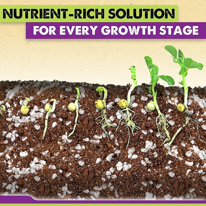 DUSPRO Recycle 8 QRT Seed Starter Soil Pre-Mixed Seed Starting Mix for Young Plant Seeds, Soilless Formula Moisture Retention, Aeration & Nutrient Seed Starting Soil 4in1