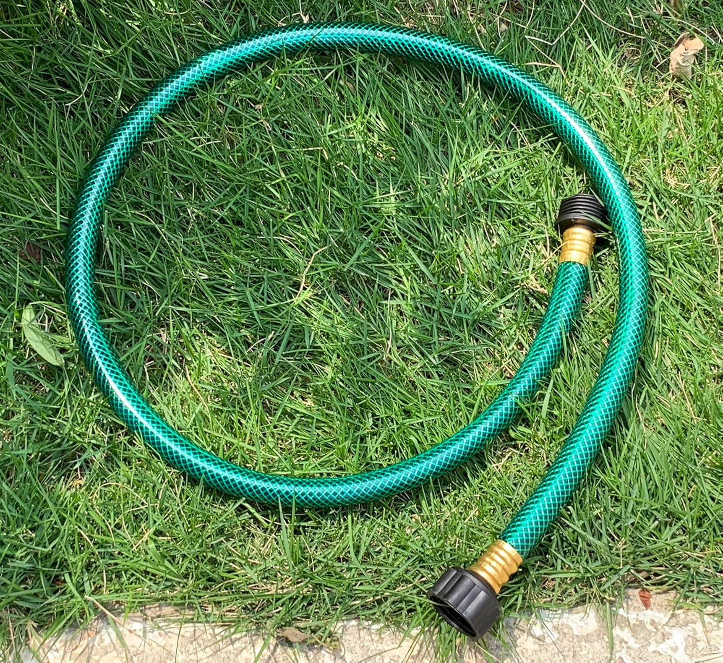 1/2 Inch Garden Hose 3.3FT, Boat Hose, Flexible Tubing with 3/4" Solid PVC Male to Female Fitting for Household, Outdoo